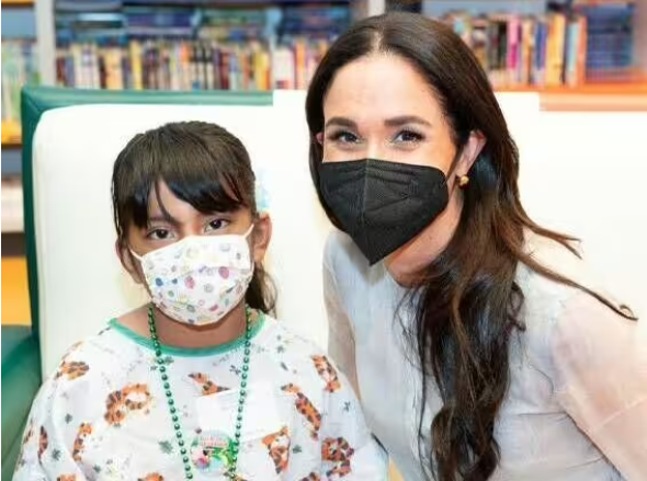 Meghan Markle made a surprise visit to a children's hospital in Los Angeles (Image (C) CHILDRENSLA) (3)